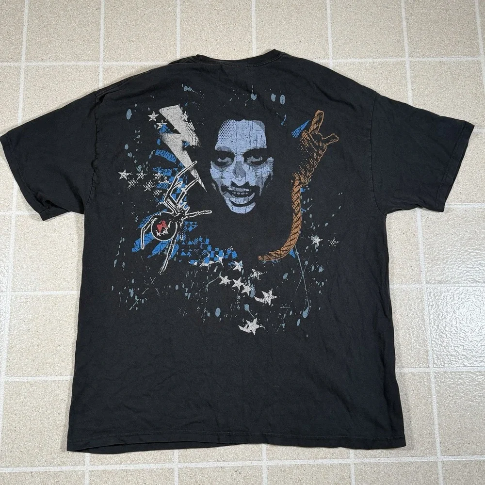 Vintage Alice Cooper Shirt Mens Size XL Black Hanes Psycho Drama Tour 2007